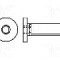 Surub M6, otel, 12mm, cap rotund, BOSSARD, 1415662