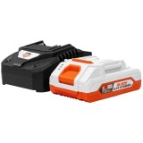 Ruris ALFA UP 2222E - Set 1 acumulator si incarcator Li-Ion 20 V 2 Ah