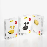 Casti audio wireless, Dudao, U16H, TWS, Galben, Bluetooth 5.2, Touch control, Afisaj digital, Rezistenta la apa, Raza 10 m