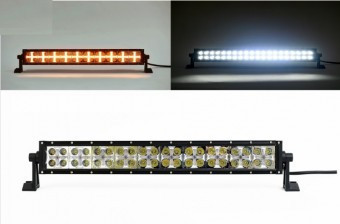 LEDBAR cu DRL Galben 120W foto