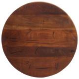 VidaXL Blat de masă rotund, &Oslash; 60x2,5 cm, lemn masiv reciclat