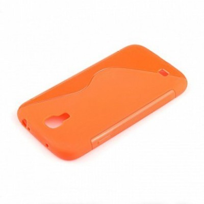 Husa Silicon S-Line Apple Iphone 5C Orange foto