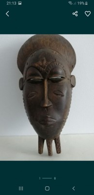 Masca vintage africana foto