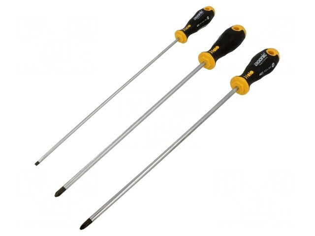 Kit Șurubelnițe ERGONIC 3 Bucăți Phillips Pozidriv Plată