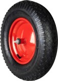 Roata pneumatica de schimb pentru roaba Strend Pro Fortis Black, 39 cm, cu ax