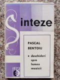 Deschideri Spre Lumea Muzicii - Pascal Bentoiu ,553626, eminescu