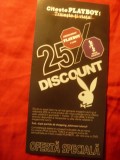 Reclama si Talon Discount - Revista PlayBoy 2006