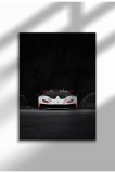 Poster p&acirc;nză ne&icirc;nrămat cu supermașină - Imprimare digitală - 2023 Huracan GT3 EVO-2 07 | A4 (21 x 29.7 cm)