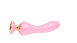 Vibrator Punctul G Sanya, Roz, 18.5 cm, Shunga