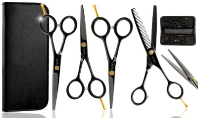 Set profesional GEPARD model de 3 foarfece de tuns :&amp;nbsp;4,0 + 4,5 + 5,5 foarfece de filat 5,5 + accesor foto