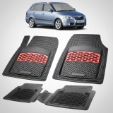 Cumpara ieftin Covorase Skoda Fabia II Compatibile Combi 2007-2014 | Red
