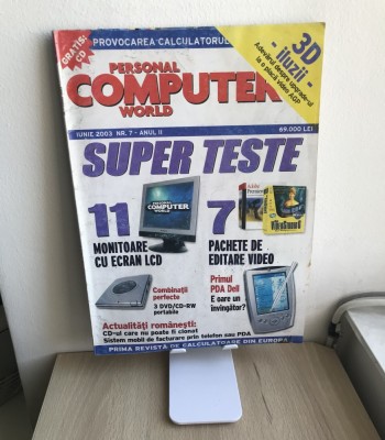 Revista Personal Computer World iunie 2003 foto