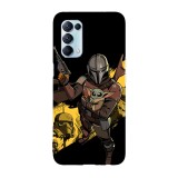 Husa compatibila cu Oppo Find X5 Pro model Don&amp;#039;t hurt my Baby Yoda, Silicon, TPU, Viceversa, Transparent, Carcasa