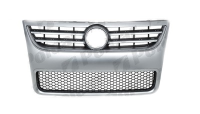 Grila radiator Vw Touareg (7l2), 01.2007-04.2010, Completa, foto