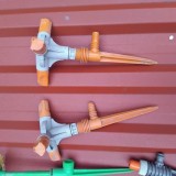 Sprinkler Turbo cu cap Rotativ Triple Sprinkler- cu conector furtun x2buc, Oem