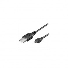 Cablu USB la micro USB negru 1,5 ml. TED286417 EOL