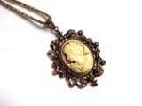 colier camee cu accesorii bronz 37145
