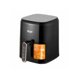 Air fryer RAF, capacitate 3L, 1300W, fara ulei, 12 programe, Negru