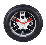 Cumpara ieftin Ceas de Perete Anvelop? MAG WHEEL MINI Negru / Auriu / Argintiu WZ2368