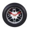 Ceas de Perete Anvelop? MAG WHEEL MINI Negru / Auriu / Argintiu WZ2368