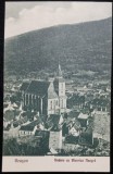 Carte Postala, Brasov, vedere cu Biserica Neagra, 1927