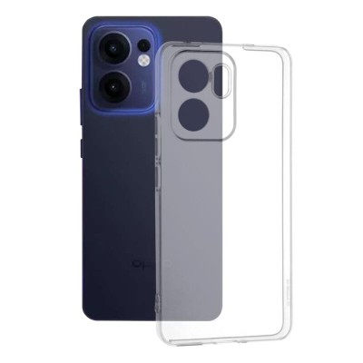 BestCase&amp;reg; Husa Clear Silicon pentru Oppo Reno13 F 5G, Transparent foto