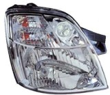 Far Kia Picanto (Sa), 01.2008, Electric, tip bec H4, omologare ECE, cu motoras, 92107000; 92107010; 9210207011; 92107030, Dreapta, marca TYC