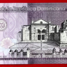 Republica Dominicana Dominican Republic 50 Peso 2021 UNC necirculata **