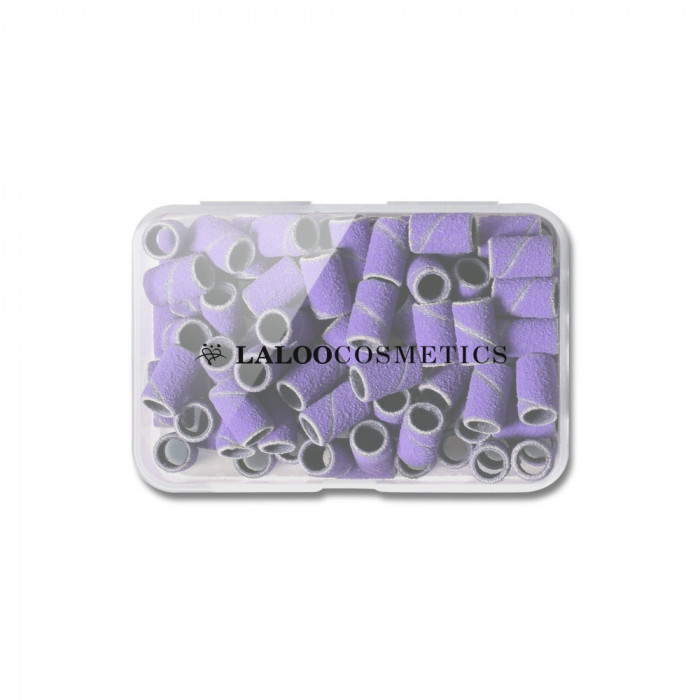 Benzi de Slefuit violet 80 granulatie 100 buc Laloo Cosmetics