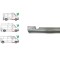 Prag Volkswagen Lt Ii, 05.1996-12.2005; Mercedes Sprinter 1995-2007; Sprinter/Classic 208-416, 01.2003-, montare fata, dreapta, galvanizat, RapidAuto