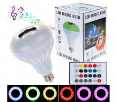 Bec led Smart cu difuzor,12W, dulie normala,Bluetooth foto