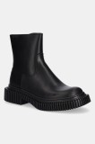 Camper cizme de piele Pix Berlin culoarea negru, cu toc plat, K400809-001