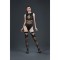 Moonlight Two Piece Black Body and Stockings One Size