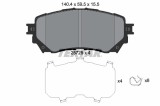 Set placute frana TEXTAR 2572501