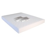Set Saltea cu spuma, Mercur Comfort Flex Plus 140x200x20cm, fermitate mediu spre tare, hipoalergenica, husa detasabila, Saltsib plus 2 perne ortopedic