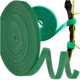 Banda velcro pentru legat plante si cabluri 5 m Gardlov verde
