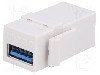 Conector {{Tip conector}}, clichet, pt. montare pe panou, LOGILINK - NK0015 foto