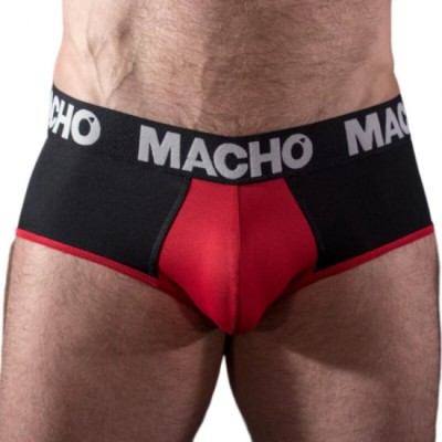 MACHO - MS26N SLIP NEGRU/ROȘU foto