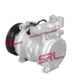 Compresor aer conditionat Iveco Daily, 2006-2014, motorizare 2.3 TD, 2.8 TD, 3.0 TD, diesel, rola curea 120 mm, 4 caneluri, de tip Denso: 10PA17C