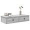 vidaXL Raft de perete cu sertare Gri Sonoma 80x31x17 cm Lemn prelucrat 859955