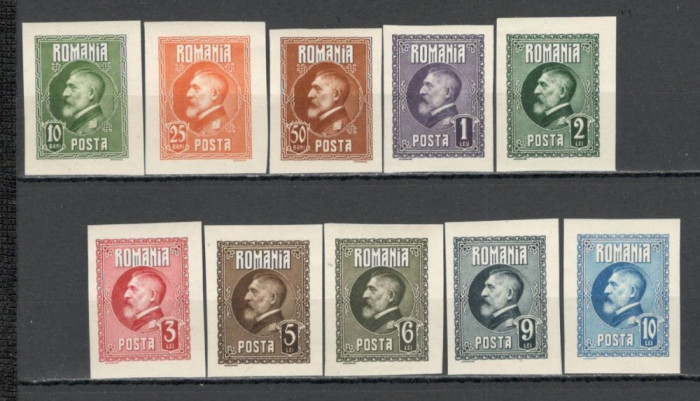 Romania.1926 60 ani nastere Regele Ferdinand I nedantelate YR.16