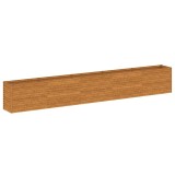 Cumpara ieftin Pat de gradina inaltat 482x50x69 cm, otel corten