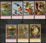 Guinea Ecuatoriala 1974 - Păsări din America de Sud, serie neuzata