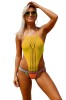 SW1063-9 Costum de baie intreg stil monokini, cu top crosetat, XXL
