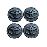 Set 4 capace jante aliaj TOYOTA, 57mm, GRI