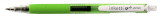 Pix Cu Gel Penac Inketti, Rubber Grip, 0.5mm, Corp Verde Lime Transparent - Scriere Verde Lime