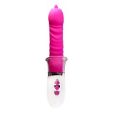 Vibrator ARMONY Liberty, cu 6 funcții de vibrație, 5 funcții de aspirație, din silicon, 25 cm, roz