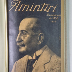 AMINTIRI de TAKE IONESCU BUC. 1923