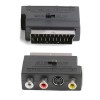 Mufa Scart AV, Active, convertor audio video bidirectional euroscart la 3 RCA si svideo mama
