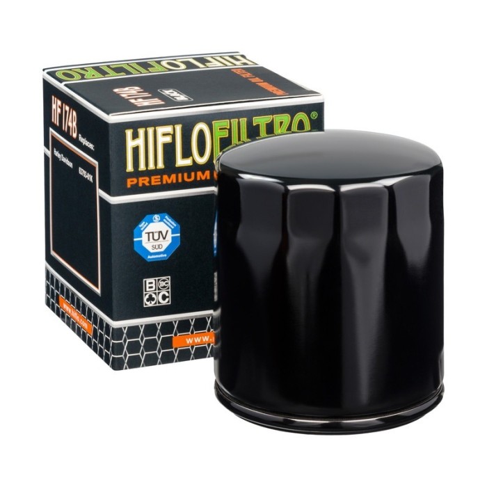 Filtru ulei HF174B, negru, Hiflo Filtro